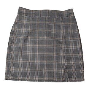 Garage Plaid as if Mini Skirt Small